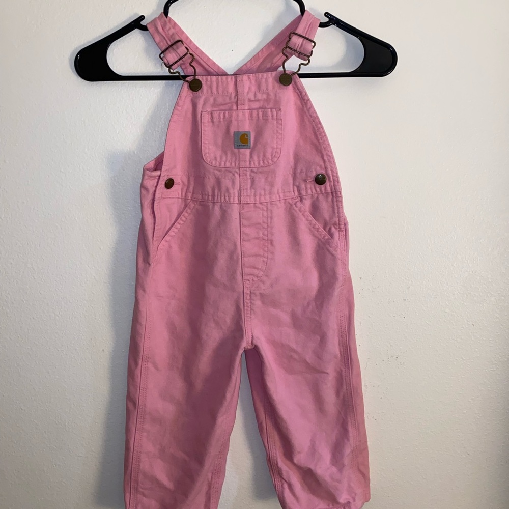 2T pink overall carhartt